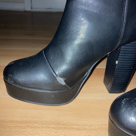 H&M black booties. - Picture 3 of 5